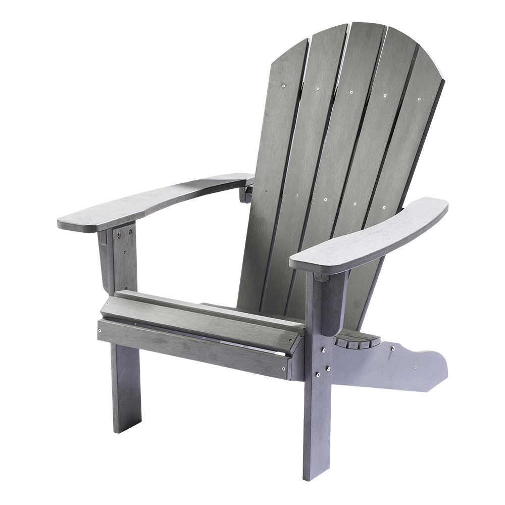 Bjorn Adirondack Polywood Chair - Grey